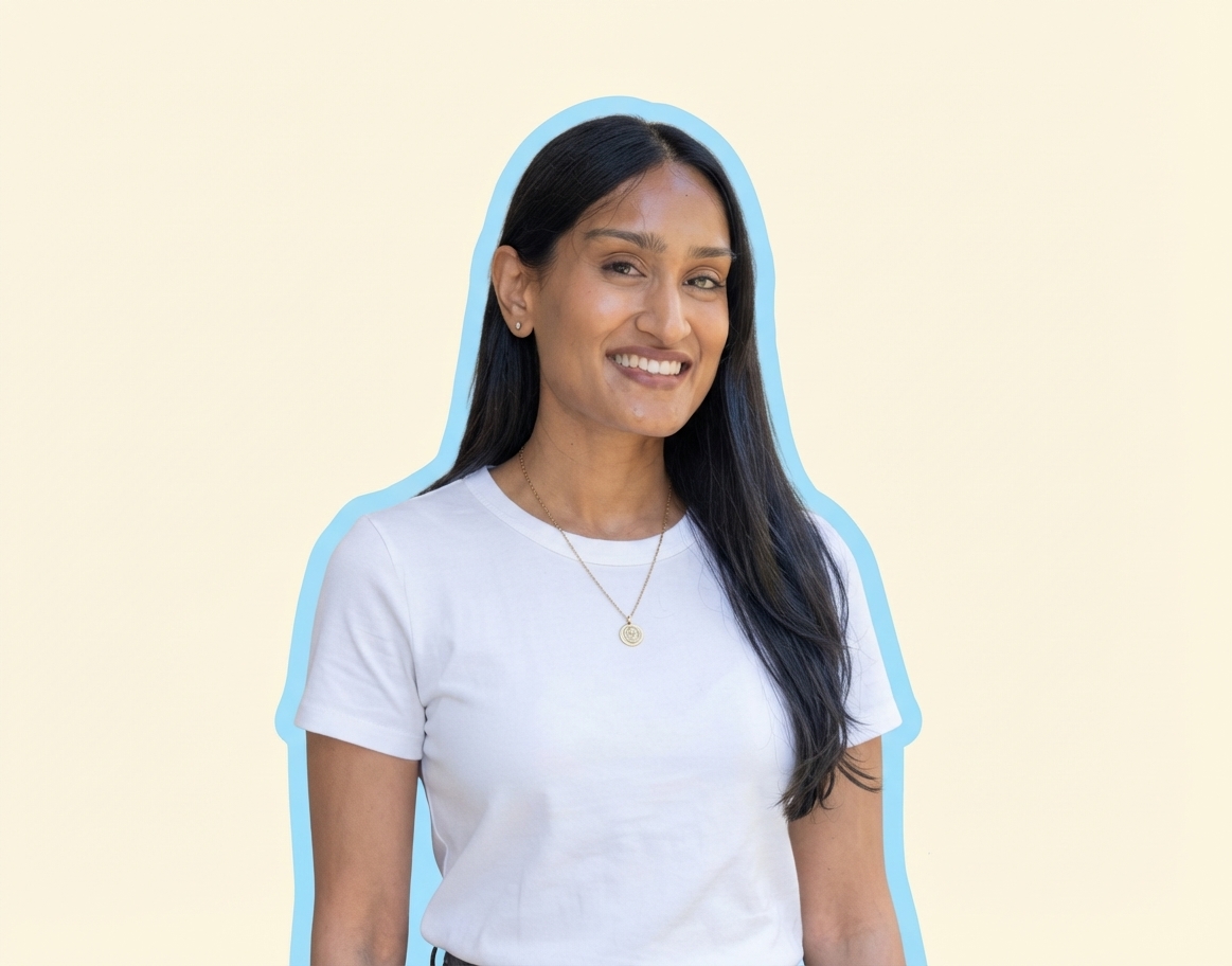 Illustrated portrait of Disha Patel, M.S., CCC-SLP
